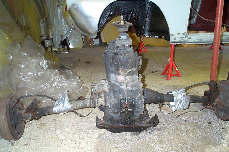 Das Getriebe endlich befreit aus seinem "Rost Gefängnis"